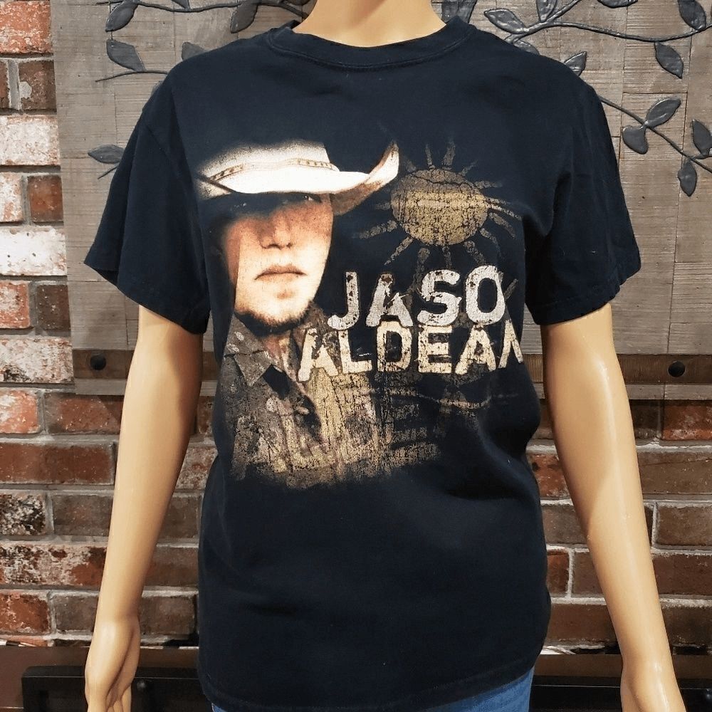 JASON ALDEAN Concert Tee 100% Cotton Size Small